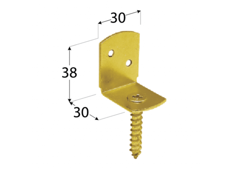 DOMAX Kování pro pergoly OP 30x38x30 mm