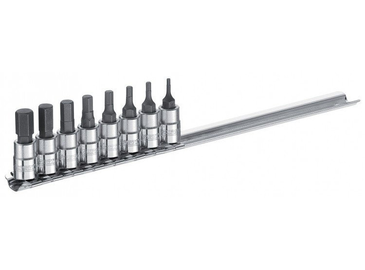 Hlavice zástrčné 10dílná sada 1/4" TORX