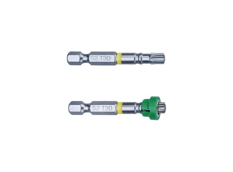 Hroty TORX s magnetickým kloboučkem T 30x50 mm S2 sada 2 ks
