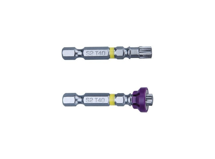 Hroty TORX s magnetickým kloboučkem T40x50 mm S2 sada 2 ks