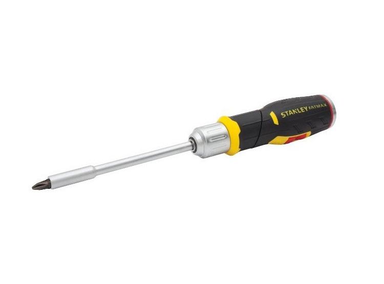 STANLEY® FATMAX® Ráčnový šroubovák s pistolovou rukojetí a 12 bity