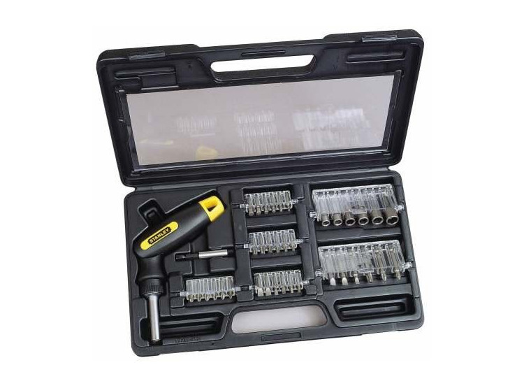 STANLEY® 39dílná sada ráčnového šroubováku s pistolovou rukojetí