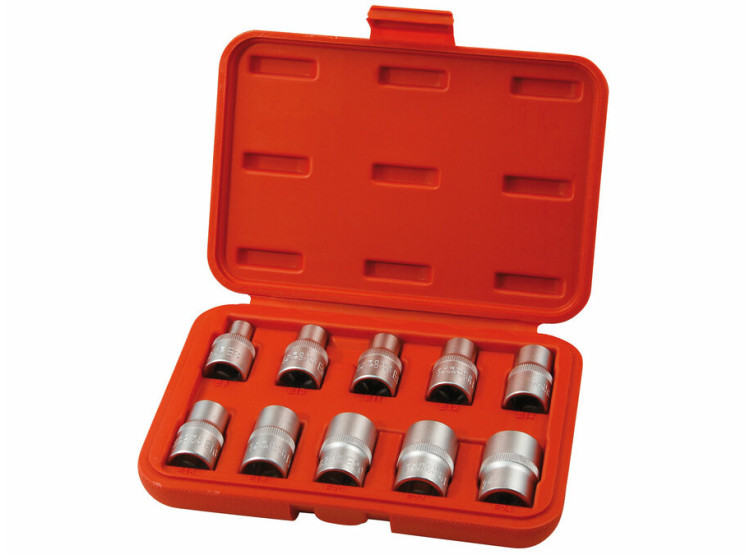 Hlavice nástrčné vnitřní TORX, sada 10ks, 1/2", CrV/S2 8818128
