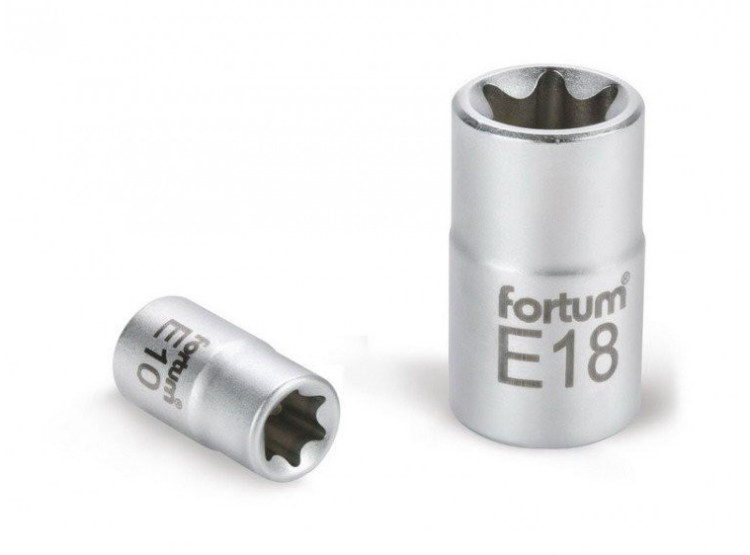 Klíč nástrčný vnitřní TORX 1/2" E10 FORTUM 4700700