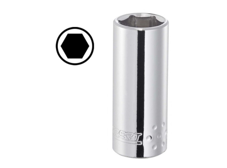 Hlavice 3/8" 6hranná prodloužená metrická 10mm Tona Expert E031505