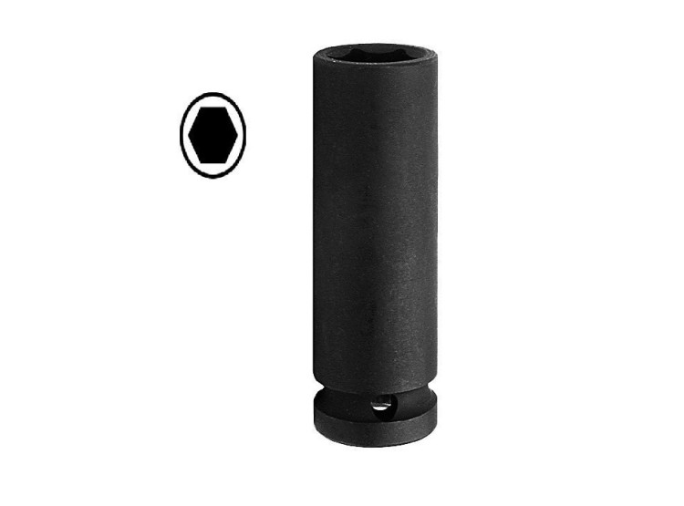 Hlavice 1/2" průmyslová prodloužená 6hranná 22mm Tona Expert E113611