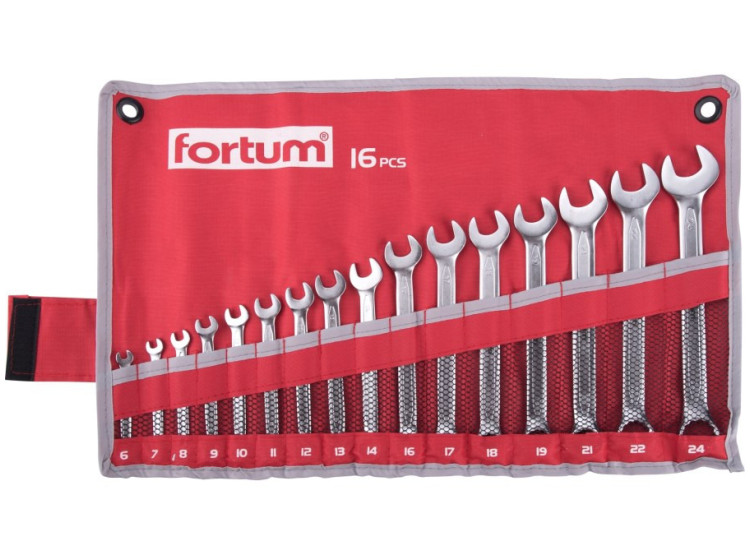 Sada klíčů očkoplochých 16 ks FORTUM 4730201
