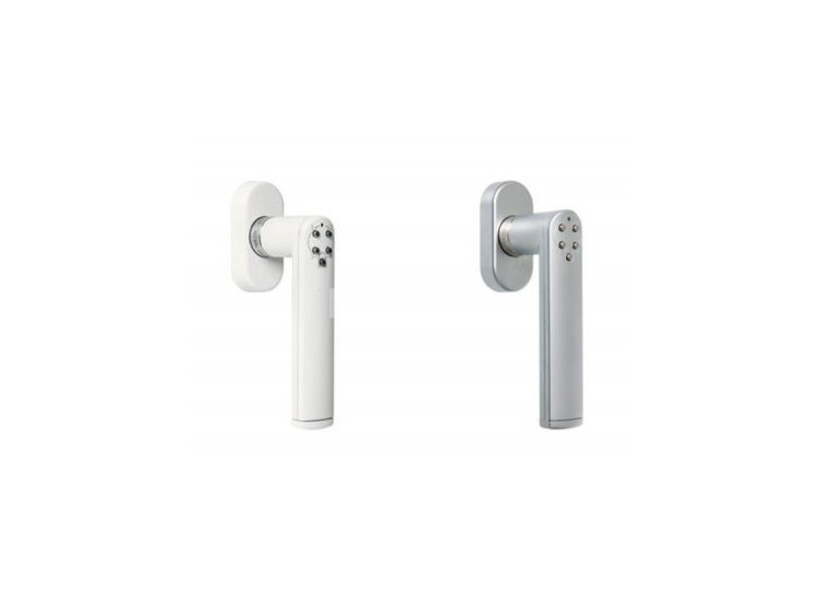 ASSA Abloy AA001071 Okenní kódová klika 7812, stříbrná