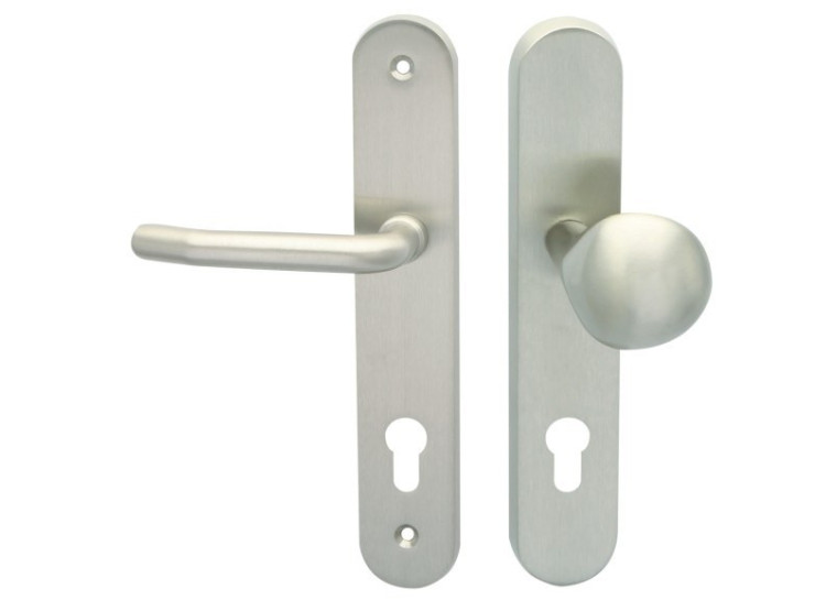 COBRA Kování TITAN klika/knoflík 90 mm vložka PRAVÁ nikl ONS