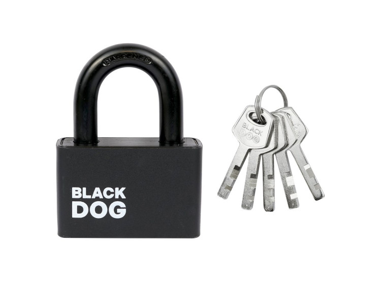 Richter Zámek RV.BLACKDOG.60 černý 5 ks klíčů - ocelový