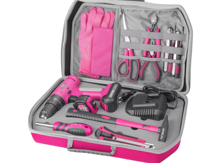 Extol Lady Aku vrtací šroubovák s příklepem 402403