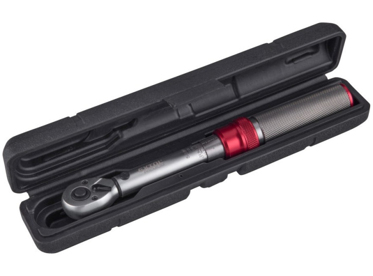 EXTOL PREMIUM 8825306 Klíč momentový, 1/4", 5 - 25 Nm, CrV